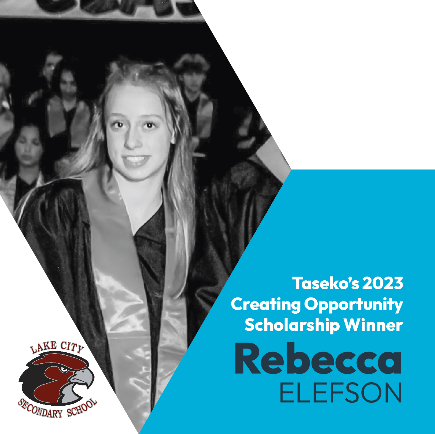 Creating Opportunities Scholorship Winner: Rebecca Elefson